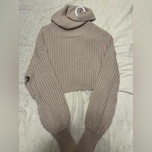 Pink turtle neck sweater